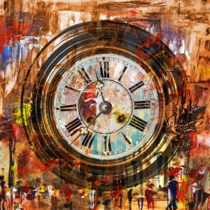 Peinture sur toile Le Temps Qui Passe – Image 1