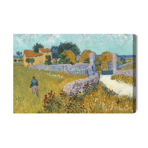 Peinture sur toile Vincent Van Gogh "Ferme En Provence" Reproduction – Image 2