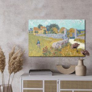 Peinture sur toile Vincent Van Gogh "Ferme En Provence" Reproduction – Image 3