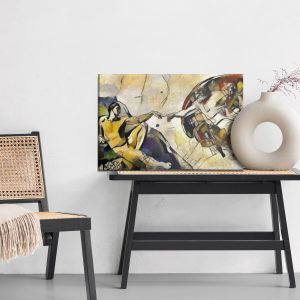 Peinture sur toile La Création D'adam Dans Le Style De Pablo Picasso – Image 6