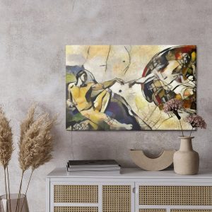 Peinture sur toile La Création D'adam Dans Le Style De Pablo Picasso – Image 3