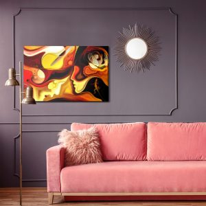 Peinture sur toile Visages Humains Abstraits – Image 4