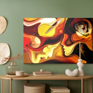 Peinture sur toile Visages Humains Abstraits – Image 5