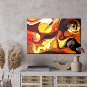 Peinture sur toile Visages Humains Abstraits – Image 3