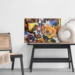 Peinture sur toile Fleurs Dans Un Style Cubiste – Image 6