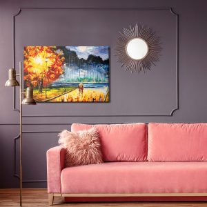 Peinture sur toile Amoureux Du Parc D'automne – Image 4