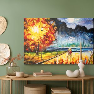 Peinture sur toile Amoureux Du Parc D'automne – Image 5