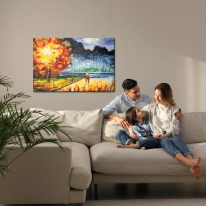 Peinture sur toile Amoureux Du Parc D'automne – Image 7