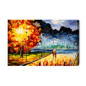 Peinture sur toile Amoureux Du Parc D'automne – Image 2