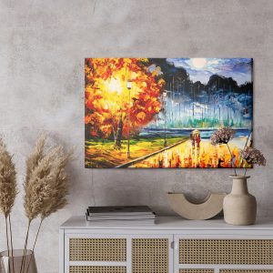 Peinture sur toile Amoureux Du Parc D'automne – Image 3