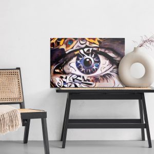 Peinture sur toile Une Peinture Abstraite De L'oeil – Image 6