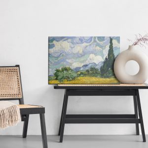Peinture sur toile Vincent Van Gogh "Champ De Blé Aux Cyprès" Reproduction – Image 6