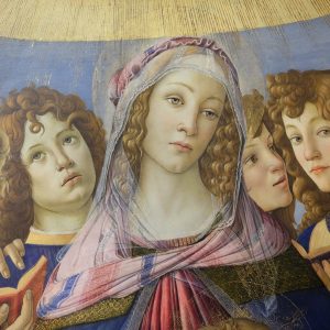 Peinture sur toile Sandro Botticelli "Vierge De La Pomergate" Reproduction – Image 1
