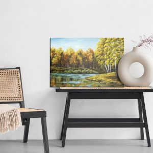 Peinture sur toile Paysage Avec Un Lac – Image 6