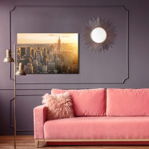 Peinture sur toile Coucher De Soleil À New York – Image 4