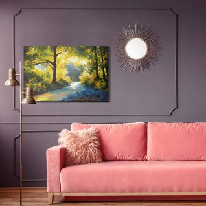 Peinture sur toile Un Paysage Forestier Comme Peint – Image 4