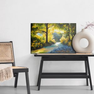 Peinture sur toile Un Paysage Forestier Comme Peint – Image 6