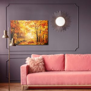 Peinture sur toile Forêt Aux Couleurs D'automne – Image 4