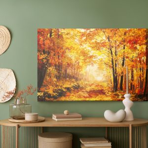 Peinture sur toile Forêt Aux Couleurs D'automne – Image 5
