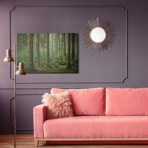 Peinture sur toile Vue 3D De La Forêt – Image 4