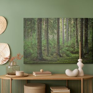 Peinture sur toile Vue 3D De La Forêt – Image 5
