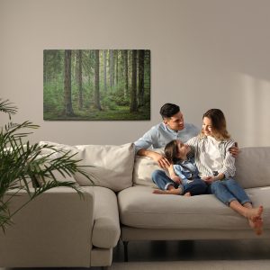 Peinture sur toile Vue 3D De La Forêt – Image 7