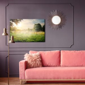 Peinture sur toile Une Clairière Le Matin – Image 4