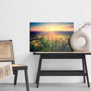 Peinture sur toile Coucher De Soleil Sur Les Collines Forestières – Image 6