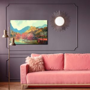 Peinture sur toile Paysage D'automne Comme Peint – Image 4