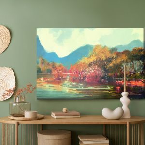 Peinture sur toile Paysage D'automne Comme Peint – Image 5