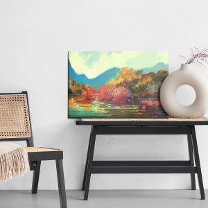 Peinture sur toile Paysage D'automne Comme Peint – Image 6