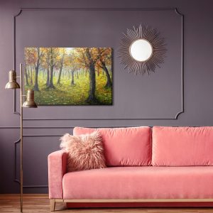 Peinture sur toile Paysage De Forêt D'automne – Image 4
