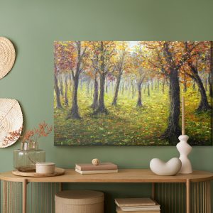 Peinture sur toile Paysage De Forêt D'automne – Image 5