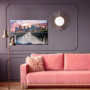 Peinture sur toile Panorama De La Ville De New York – Image 4