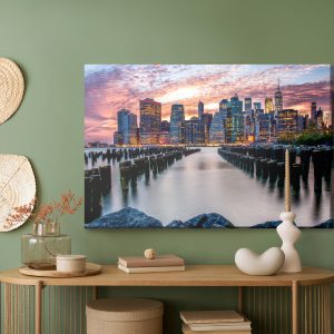 Peinture sur toile Panorama De La Ville De New York – Image 5