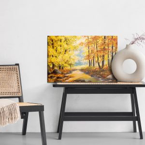 Peinture sur toile Rochers Dans La Forêt D'automne – Image 6