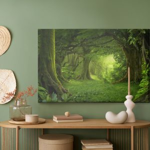 Peinture sur toile La Profondeur De La Forêt Tropicale – Image 5