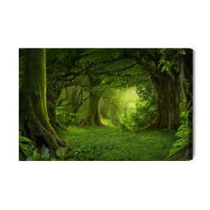 Peinture sur toile La Profondeur De La Forêt Tropicale – Image 2