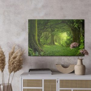 Peinture sur toile La Profondeur De La Forêt Tropicale – Image 3