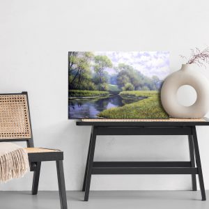 Peinture sur toile Rivière Dans La Forêt – Image 6