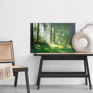 Peinture sur toile Le Soleil Pointe Dans La Forêt – Image 6