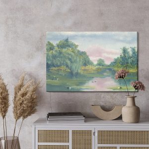 Peinture sur toile Forêt Au Fil De L'eau – Image 3