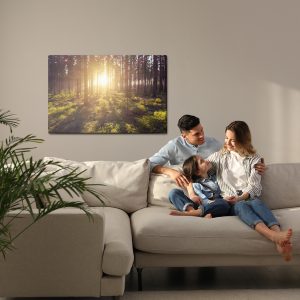 Peinture sur toile Les Rayons Du Soleil Dans La Forêt – Image 7