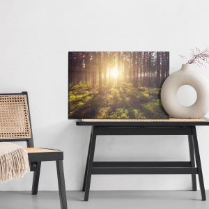 Peinture sur toile Les Rayons Du Soleil Dans La Forêt – Image 6