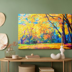 Peinture sur toile Paysage De Forêt D'automne – Image 5