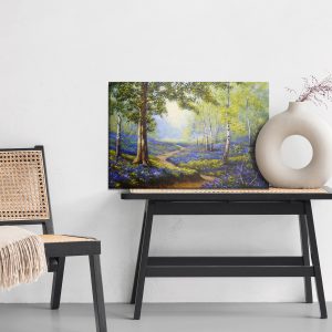 Peinture sur toile Chemin Dans La Forêt De Printemps – Image 6