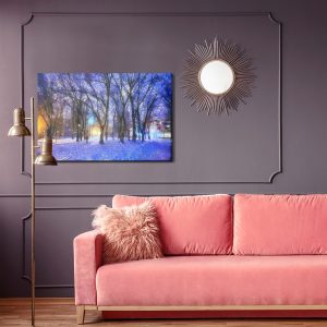 Peinture sur toile Hiver Dans Le Parc – Image 4