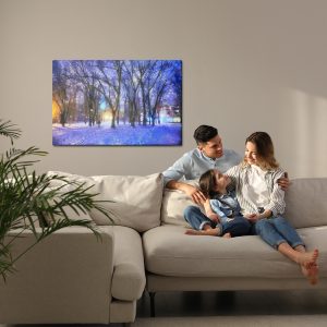 Peinture sur toile Hiver Dans Le Parc – Image 7