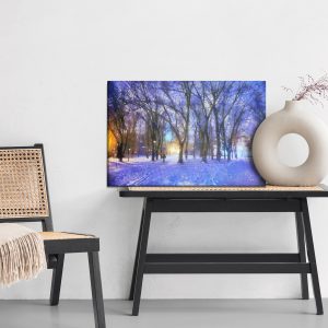 Peinture sur toile Hiver Dans Le Parc – Image 6