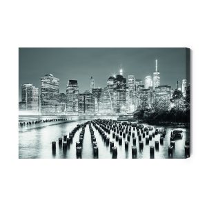 Peinture sur toile New York La Nuit – Image 2